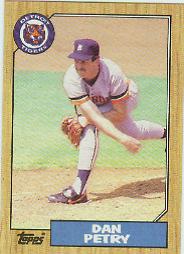 1987 Topps Baseball Cards      752     Dan Petry